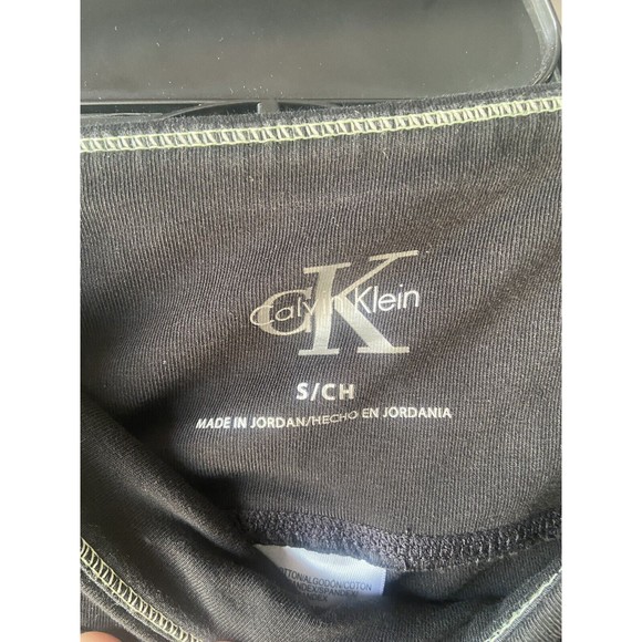 Calvin Klein Pro Performace Black Leggings Women Size Small Logo Exercise Hike - Picture 5 of 7